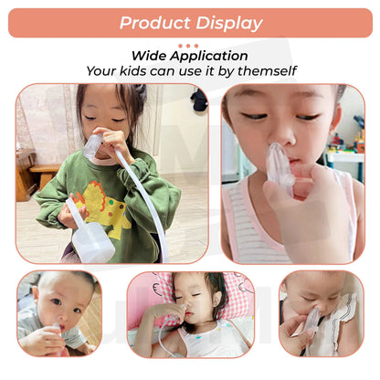 👃 Manual Nasal Aspirator | Safe & Gentle Mucus Removal for All Ages 💨👶