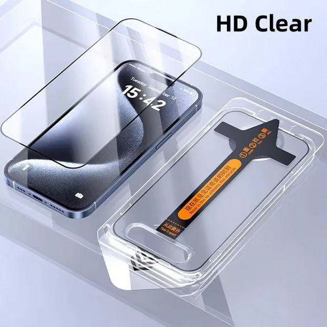 New Premium Tempered Glass For Samsung -Dust Free Without Bubbles