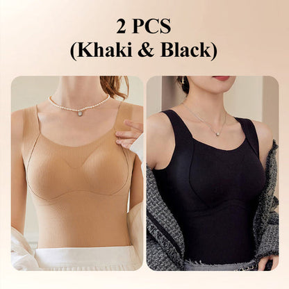 🎁Hot Sale 40% OFF😍Thickened Warm Tank Top with Shelf Bra