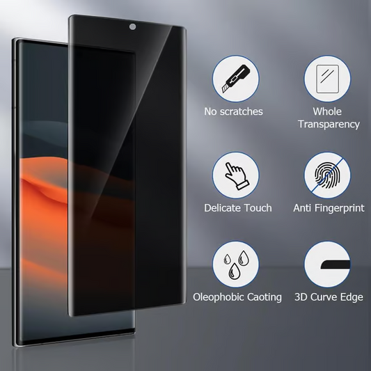 New Premium Tempered Glass For Samsung -Dust Free Without Bubbles