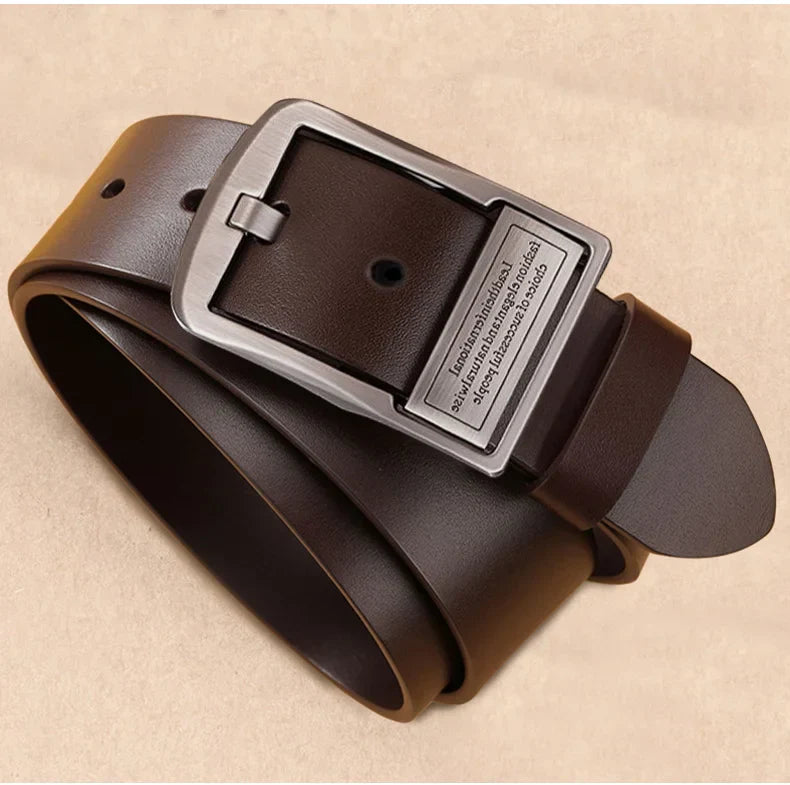 ! Men's Business Leather Belt Classic & Sophisticated Style!