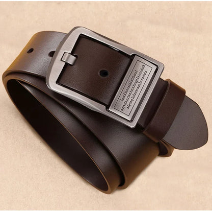 ! Men's Business Leather Belt Classic & Sophisticated Style!