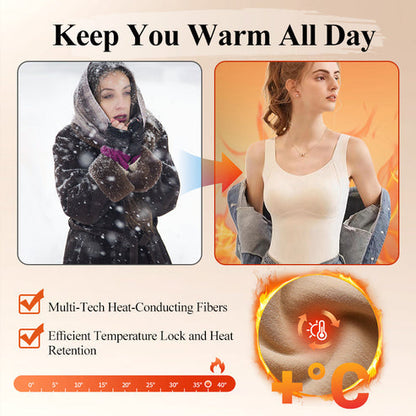 🎁Hot Sale 40% OFF😍Thickened Warm Tank Top with Shelf Bra
