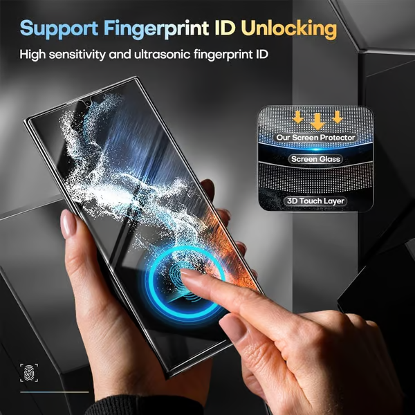 New Premium Tempered Glass For Samsung -Dust Free Without Bubbles