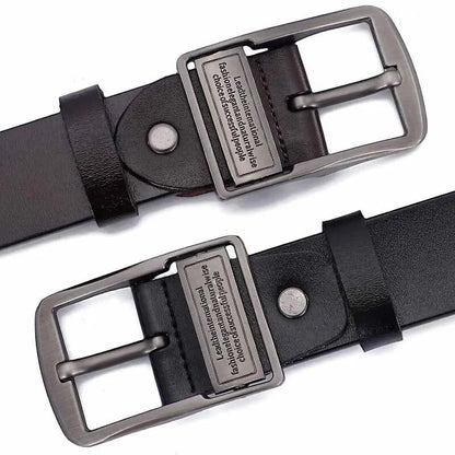 ! Men's Business Leather Belt Classic & Sophisticated Style!
