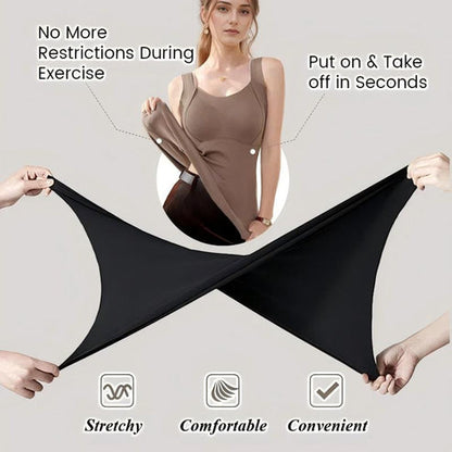 🎁Hot Sale 40% OFF😍Thickened Warm Tank Top with Shelf Bra