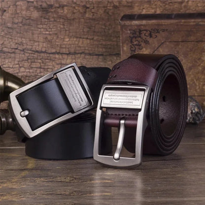 ! Men's Business Leather Belt Classic & Sophisticated Style!