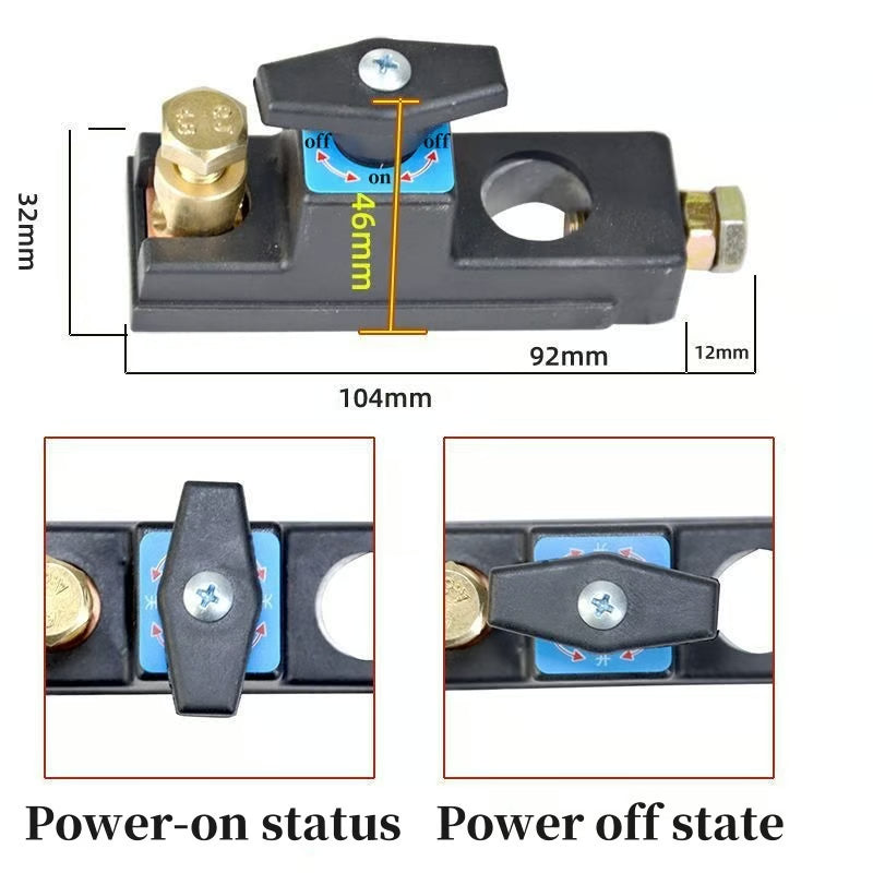 Car Battery Disconnect Switch – Safe. Easy Power Cut-Off & Anti-Drain Protection