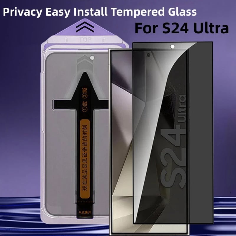 New Premium Tempered Glass For Samsung -Dust Free Without Bubbles